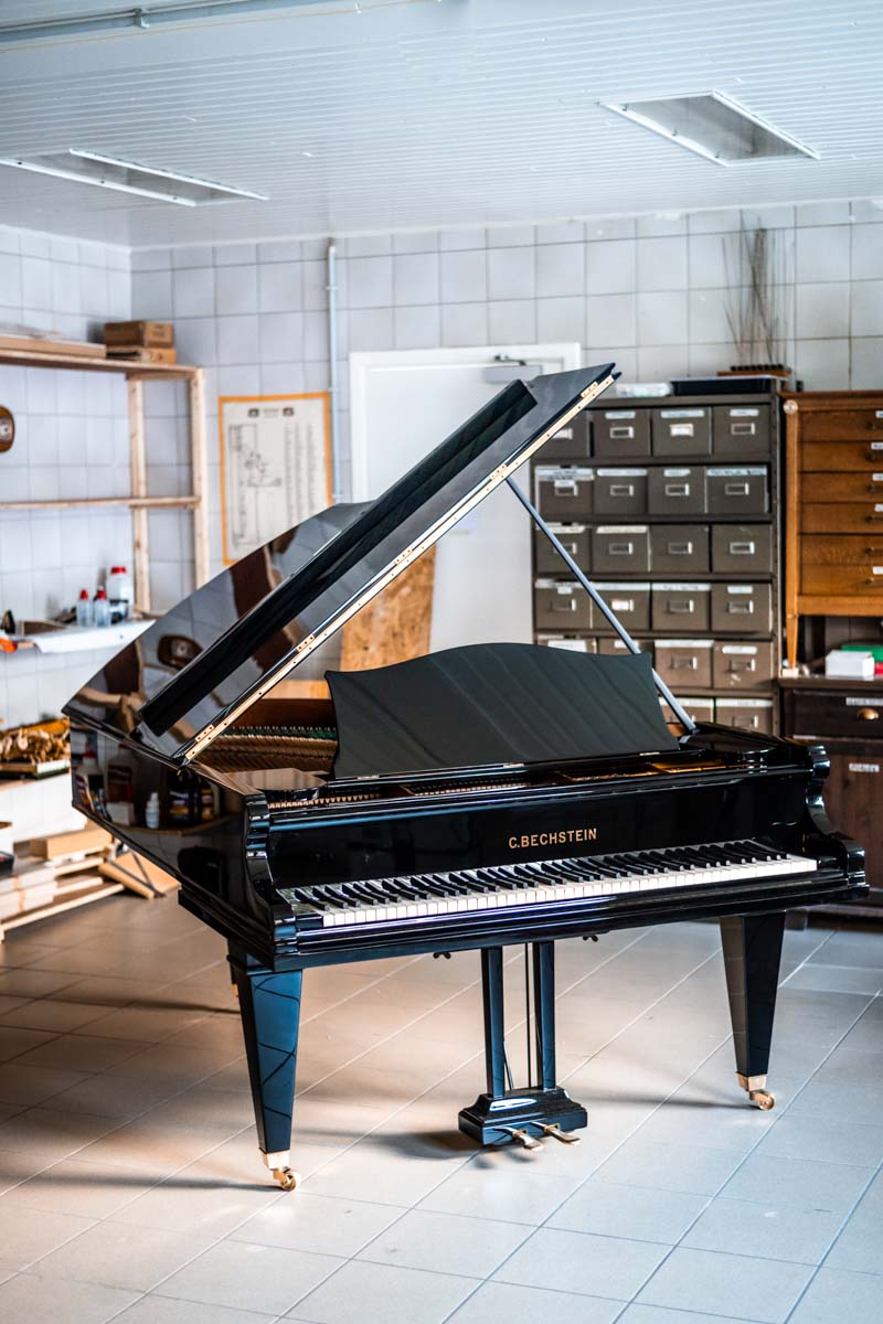 C. Bechstein V-200 volledig gerestaureerde vleugel te koop bij Kint Pianos